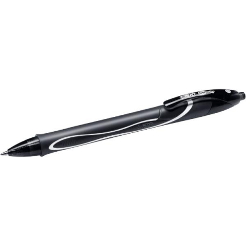 Roller 0.7 mm semi-gel cu mecanism negru quick-dry bic [1]