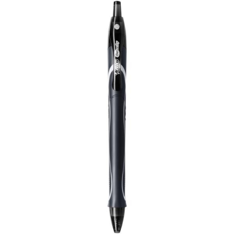 Birotică și Papetărie - Roller 0.7 mm semi-gel cu mecanism negru quick-dry bic