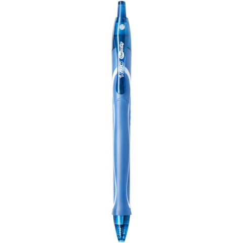 Birotică și Papetărie - Roller 0.7 mm semi-gel cu mecanism turcoaz quick-dry bic