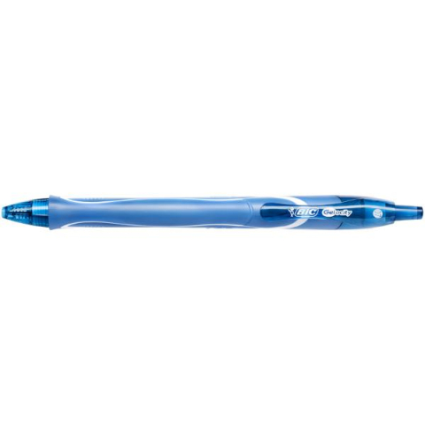 Roller 0.7 mm semi-gel cu mecanism turcoaz quick-dry bic [1]