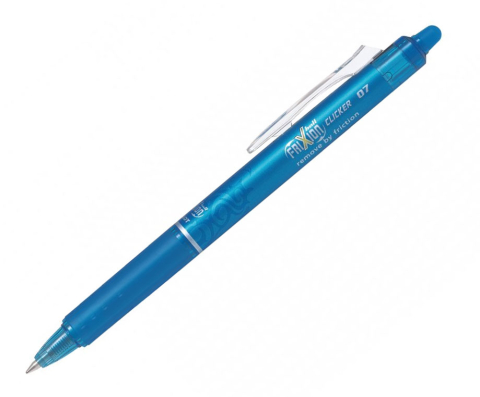 Roller 0.7mm albastru deschis clicker frixion pilot [1]