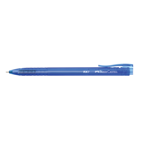 Roller 0.7mm semi-gel cu mecanism albastru rx7 faber-castell [1]