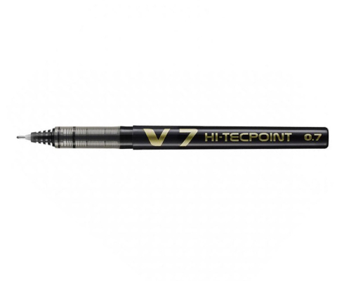 Rechizite Școlare - Roller 0.7mm v7 negru hi-tecpoint pilot