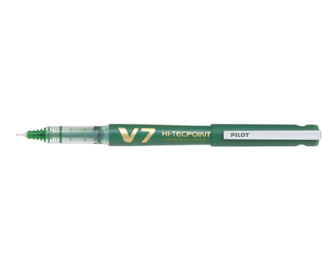Rechizite Școlare - Roller 0.7mm v7 verde hi-tecpoint pilot