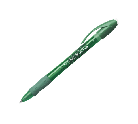 Roller 0.7mm verde gel-ocity illusion bic [1]