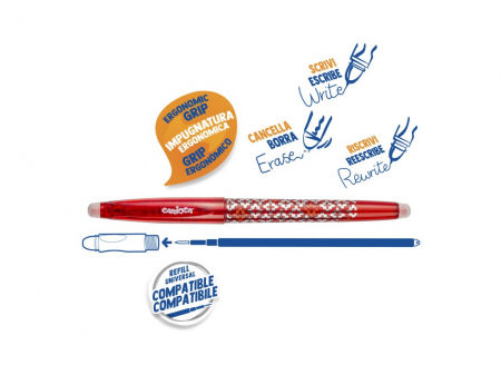 Pix Carioca Erasable, functie de stergere, 0.7 mm, Negru [1]