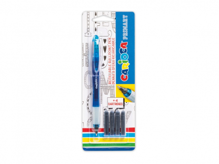 Birotică și Papetărie - Roller Carioca Primary 4 rezerve incluse, corp albastru