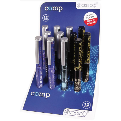 Roller Cresco GoPen 202001-G, 0.7mm, corp plastic diverse culori, model Internet [1]