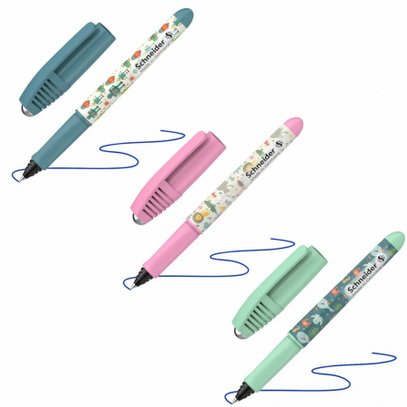 Rechizite Școlare - Roller cu cerneala, pentru copii, Schneider Zippi, 3 variante de culoare, copii varsta 6-8 ani