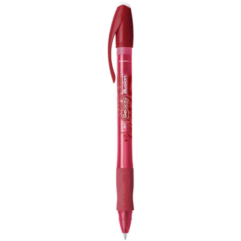 Rechizite Școlare - Roller cu gel 0.7mm rosu illusion bic
