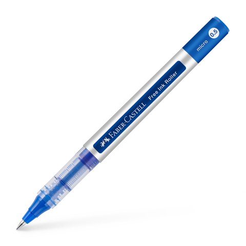 Rechizite Școlare - Roller free ink 0.5mm albastru faber-castell