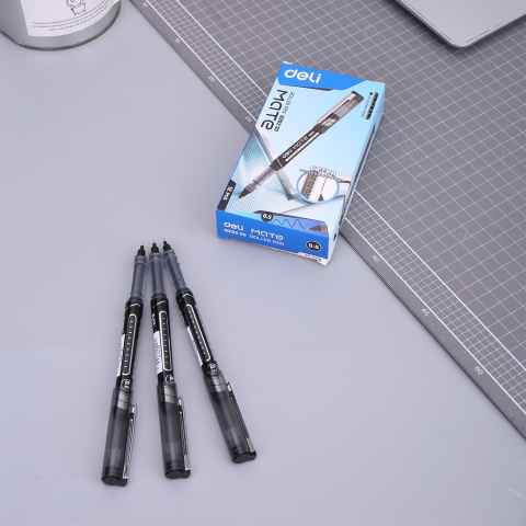 Roller free ink 0.5mm negru deli [4]