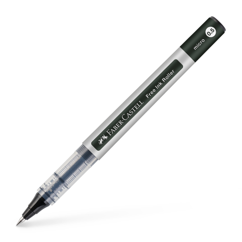 Rechizite Școlare - Roller free ink 0.5mm negru faber-castell