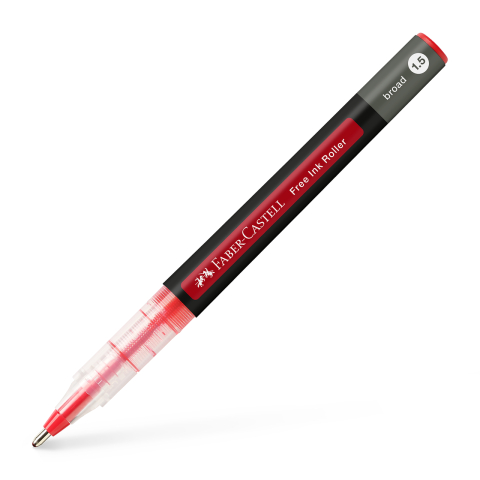 Rechizite Școlare - Roller free ink 1.5mm rosu faber-castell