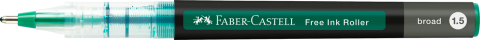 Roller free ink 1.5mm verde faber-castell [1]