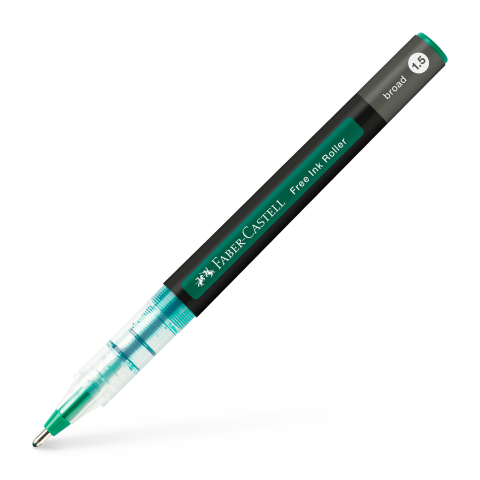 Rechizite Școlare - Roller free ink 1.5mm verde faber-castell