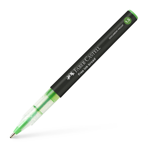 Rechizite Școlare - Roller free ink 1.5mm vernil faber-castell