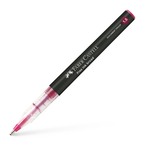 Rechizite Școlare - Roller free ink 1.5mm visiniu faber-castell