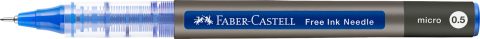Roller free ink needle 0.5mm albastru faber-castell [1]