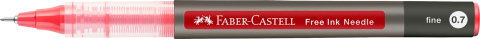 Roller free ink needle 0.7mm rosu faber-castell [1]