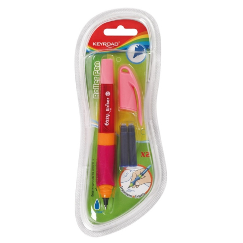Roller Keyroad Easy Writer KR971374, 0.7mm, diverse culori, blister (+2 rezerve) [1]