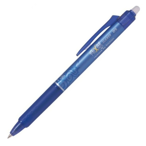 Rollere pentru Scris si Scoala - Roller Pilot Frixion Clicker BLRT-FR5-L, 0.5mm, cu guma de sters