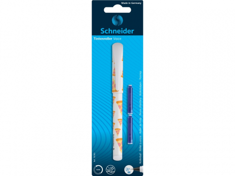 Rechizite Școlare - Roller Schneider Voice cu 2 rezerve/blister, copii varsta 8-12 ani