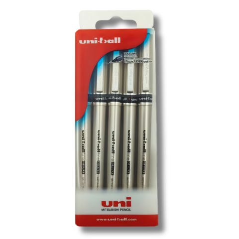 Rollere pentru Scris si Scoala - Roller Uni-ball DeLuxe UB-177, 0.7mm, corp auriu, detalii in culoarea scrisului. set 5 buc, diverse culori