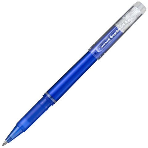 Rollere pentru Scris si Scoala - Roller Uni-ball Erasable Gel UF-222, 0.7mm, cu guma de sters, corp albastru, scris albastru