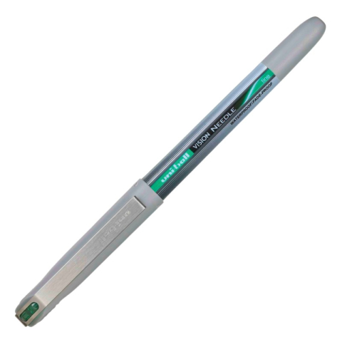 Rollere pentru Scris si Scoala - Roller Uni-ball Vision NeedlePoint fine UB-187, 0.7mm, verde