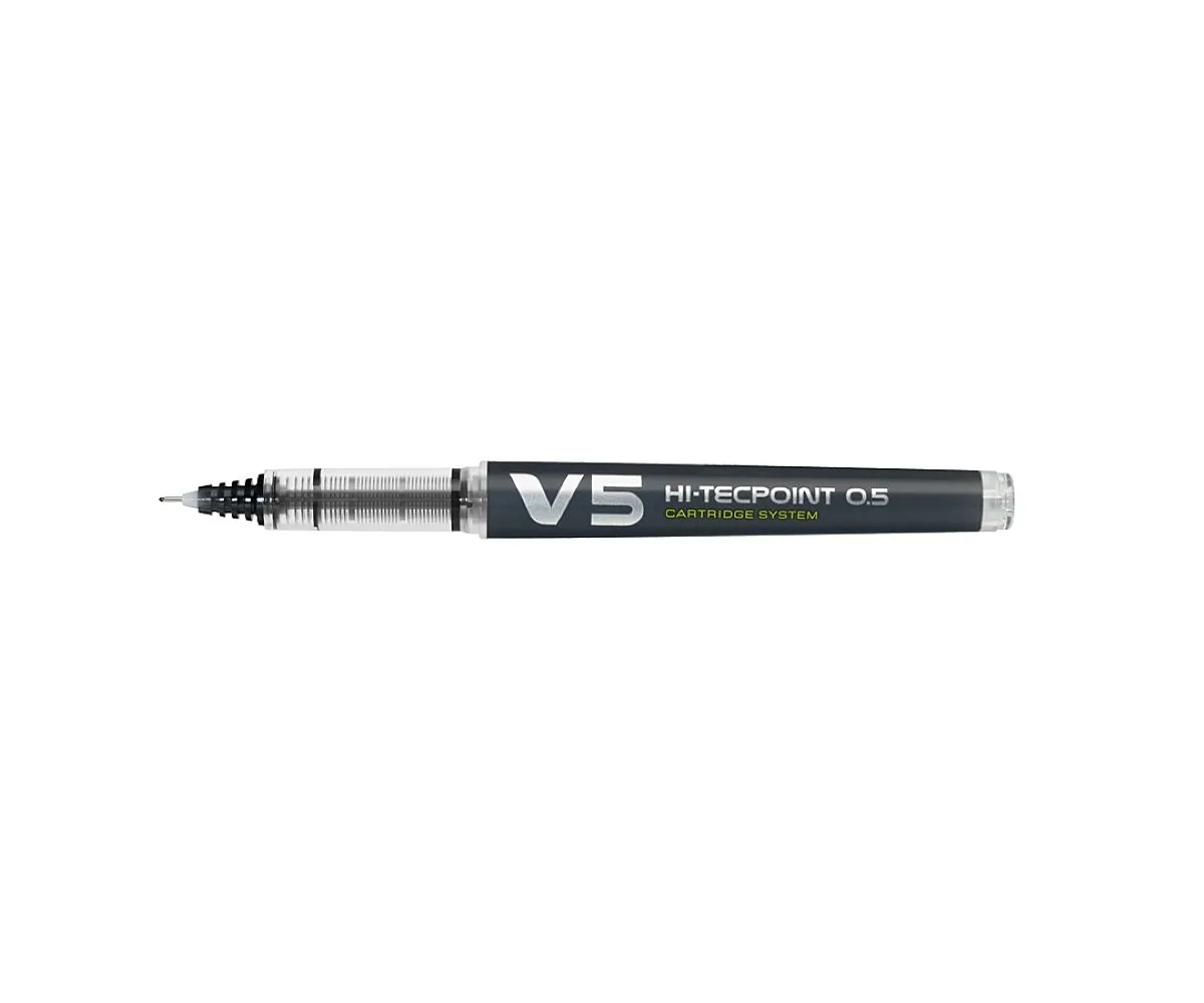 Rollere pentru Scris si Scoala - Roller V5 Pilot Hitecpoint varf 05 mm reincarcabil Negru