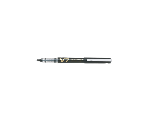 Rollere pentru Scris si Scoala - Roller V7 Pilot Hitecpoint varf 0.7mm reincarcabil Negru