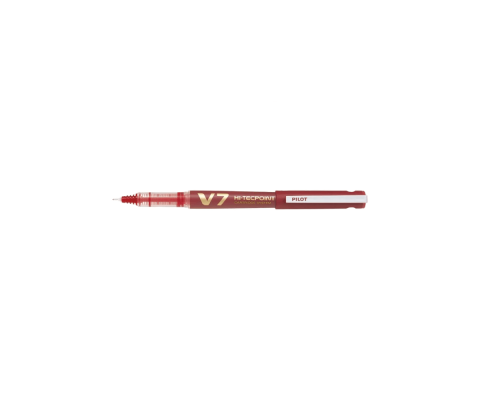 Rollere pentru Scris si Scoala - Roller V7 Pilot Hitecpoint varf 0.7mm reincarcabil Rosu