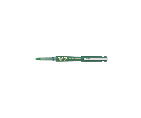 Rollere pentru Scris si Scoala - Roller V7 Pilot Hitecpoint varf 0.7mm reincarcabil Verde