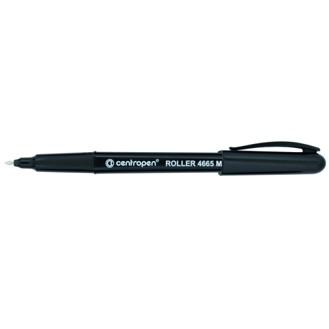 Rechizite Școlare - Rollerball negru 0.6mm 4665m centropen