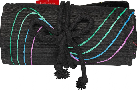Rollup 72 creioane colorate black edition faber-castell [2]