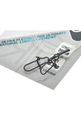RTB 100% Fluorocarbon Duo-Lock Leader 11.5kg - 30cm [1]