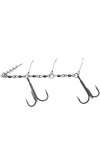 Pescuit si vanatoare - RTB Double Chain Swivel Stinger 16cm - #3/0