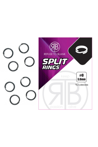 Pescuit si vanatoare - RTB Split Rings #00 - 2.5mm B/S 7.5kg