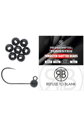 Pescuit si vanatoare - RTB Tungsten Beads Black 1.18g - 5.5mm