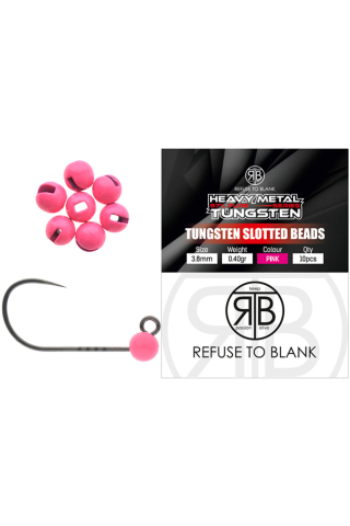 Pescuit si vanatoare - RTB Tungsten Beads Pink 0.48g - 4mm