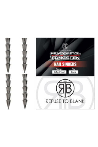 Pescuit si vanatoare - RTB Tungsten Nail Sinkers 2.20g - 6pcs