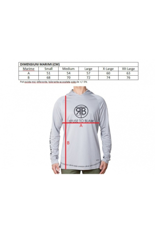RTB UV Long Sleeve Hoodie UPF 50+ Bright White L [1]