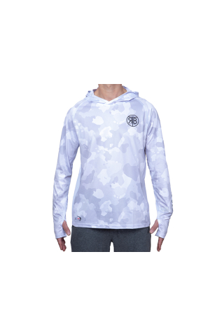RTB UV Long Sleeve Hoodie UPF 50+ Light Camo Grey XL [1]