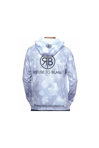 RTB UV Long Sleeve Hoodie UPF 50+ Light Camo Grey XL [2]