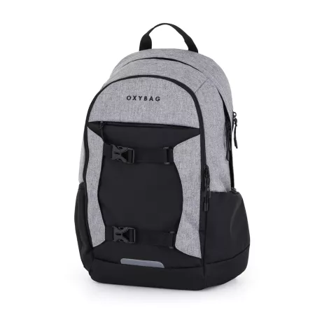 Rechizite Școlare - Rucsac 320x470x180mm Oxy Zero Grey