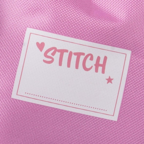 Rucsac cu snur pentru copii Cerda Stitch 630268, albastru cu verde, 27x33x1cm [4]