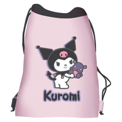 Rechizite Școlare - Rucsac cu snur pentru copii St.Majewski Kuromi Pink, 694165