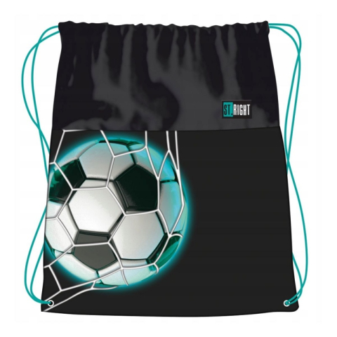 Rechizite Școlare - Rucsac cu snur pentru copii St.Majewski Neon Football, 681196