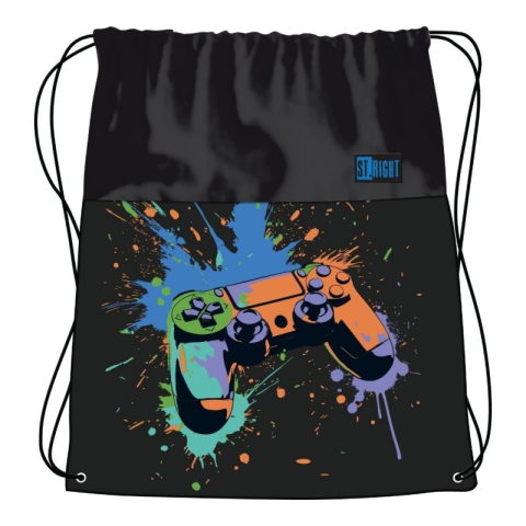 Rechizite Școlare - Rucsac cu snur pentru copii St.Majewski St. Right Game Controller Splash, 697586